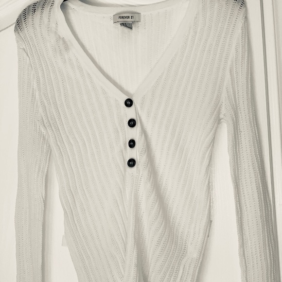 White Long-sleeve Tee - Picture 1 of 2